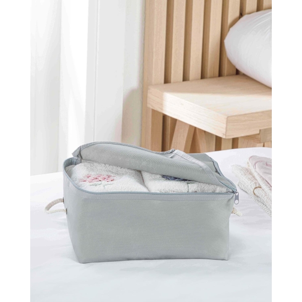 Hortensia Saddle Bag 30x22x18 cm Light Grey