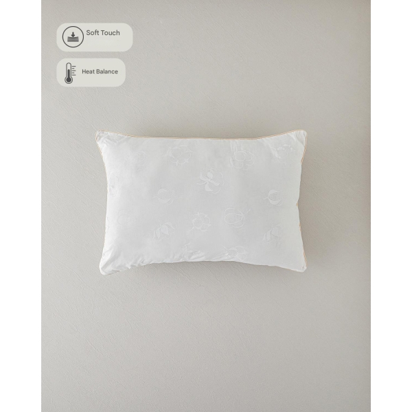 Comfy Cotton Pillow 50x70 cm White