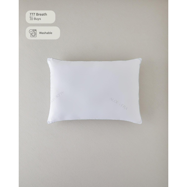 Natural Aloe Vera Pillow 50x70 cm White