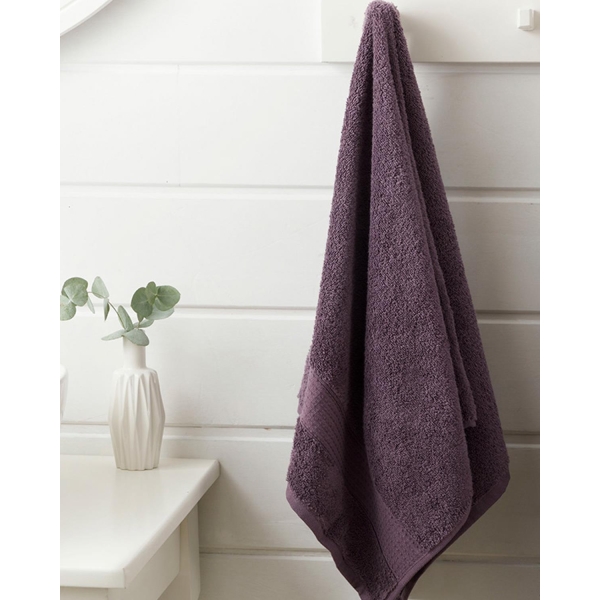 Pure Basic Face Towel 50x90 cm Dark Purple