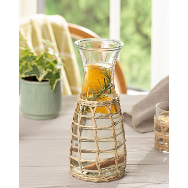 Adelmo Glass Bottle 1000 ml Transparent