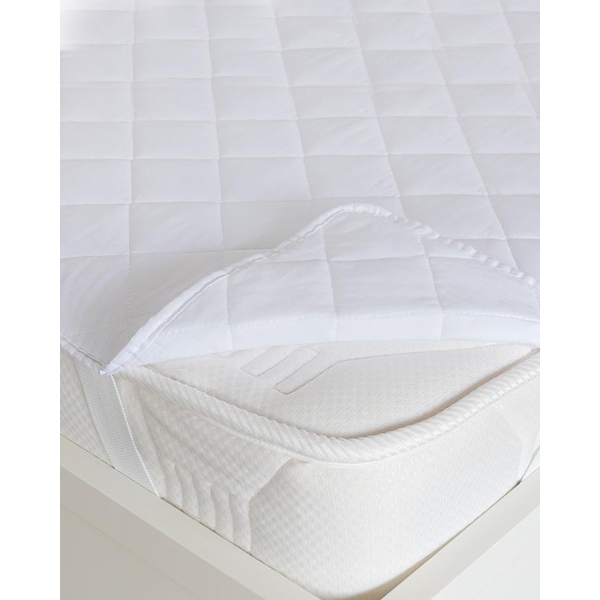 English Home Double Person Mattress Pad 160x200 cm White