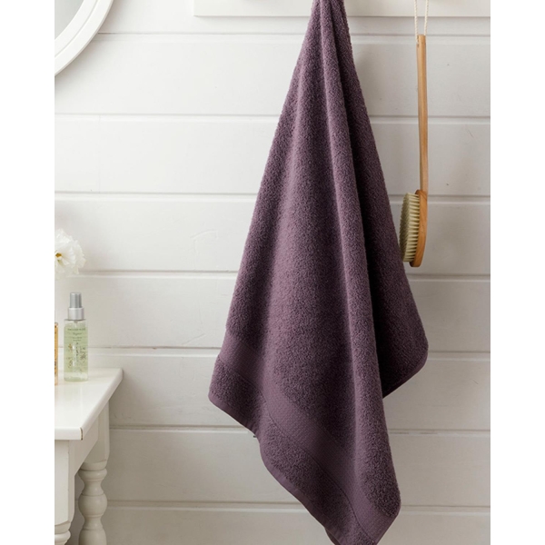 Pure Basic Bath Towel 70x140 Cm Dark Purple