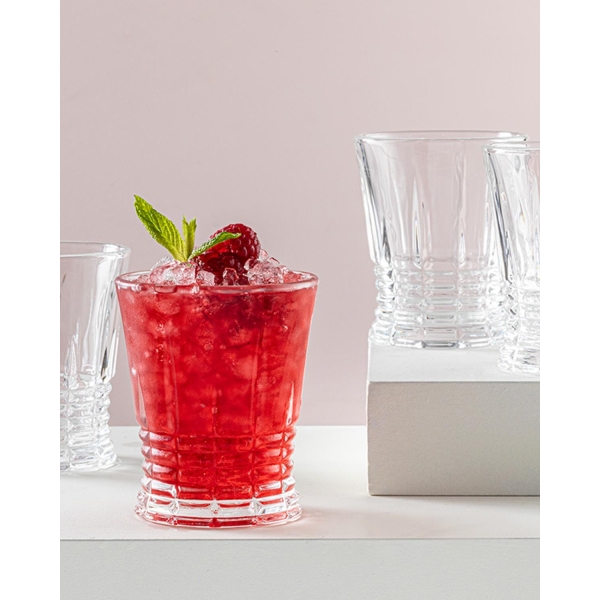 Pamira 4 Pieces Juice Glass 260 ml Transparent