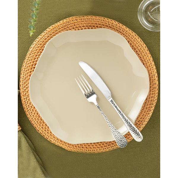 Benitta Ceramic Serving Plate 28 cm Stone Color