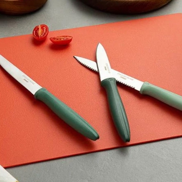 Cut Me Stainless Steel 3 Pieces Knife 20 cm Green