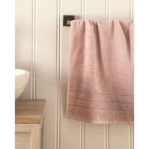 Soft Cotton Face Towel 50x90 cm Light Pink