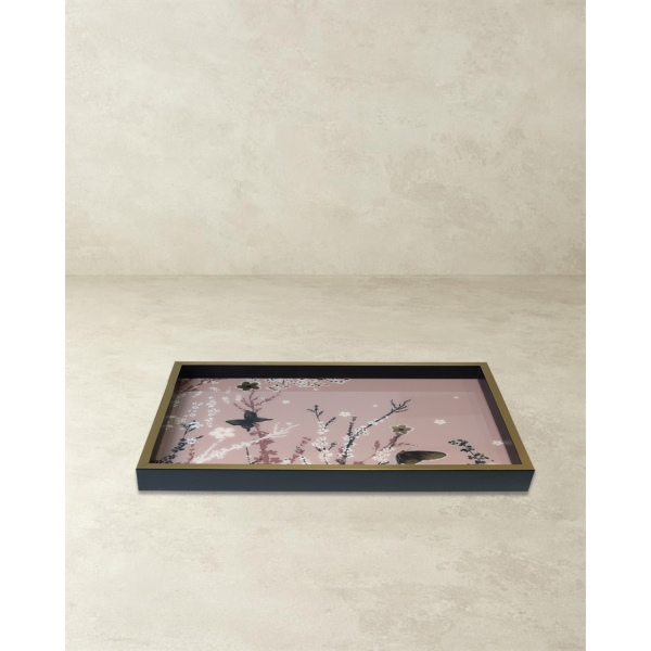 Sweet Spring Decorative Tray 31x46 cm Pink