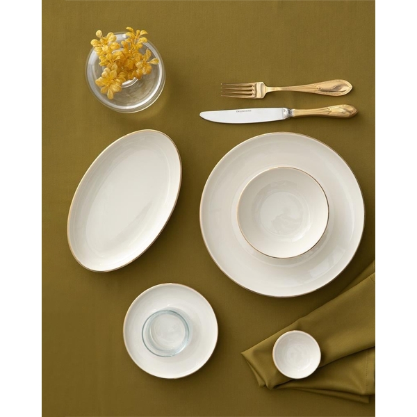 Torino Porcelain Breakfast Set 26 Pieces 6 Persons Gold