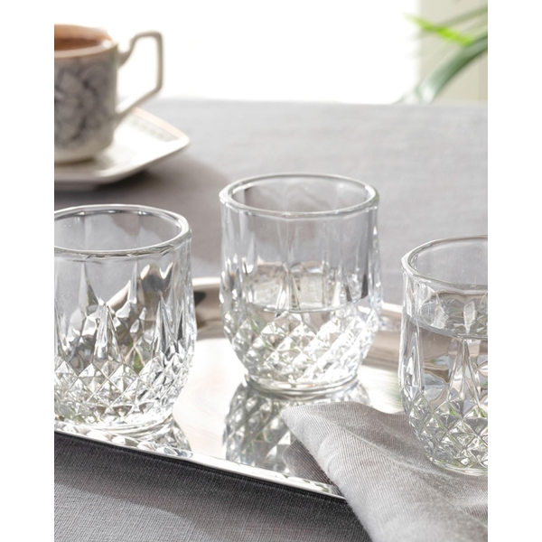 Rich Glass 6 Pcs Coffee Side Water Cup 90 ml