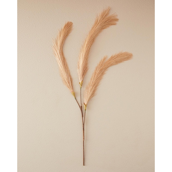 Grassy Single Branch Artificial Flower 120 cm Cream