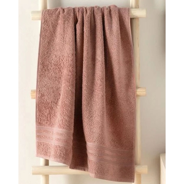 Pure Basic Cotton Bath Towel 70x140 cm Light Pink