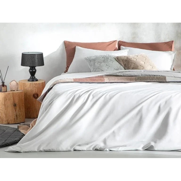 Novella Premium Soft Cotton Single Size Duvet Cover 160x220 cm Gray