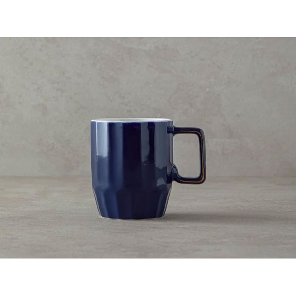 Angely New Bone China Mug 270 ml Navy Blue