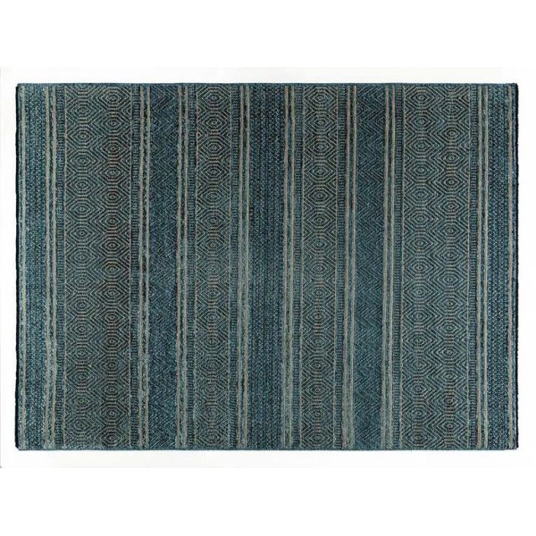 Costa Chenille-Jute Carpet 80x150 cm Navy Blue