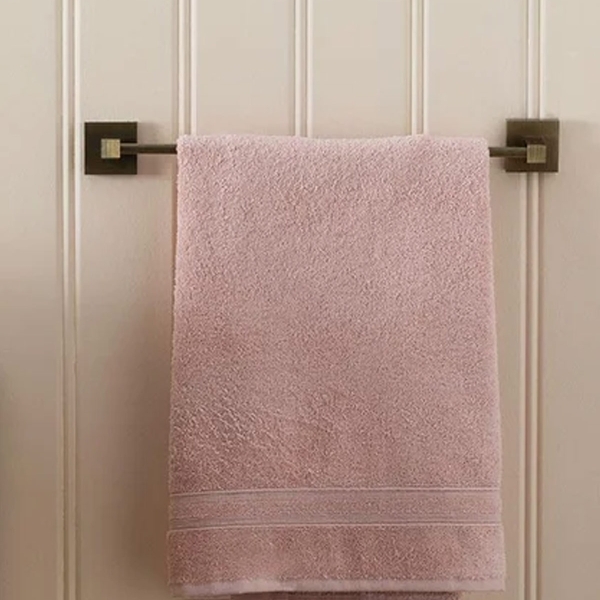Pure Basic Cotton Face Towel 50x90 cm Light Pink