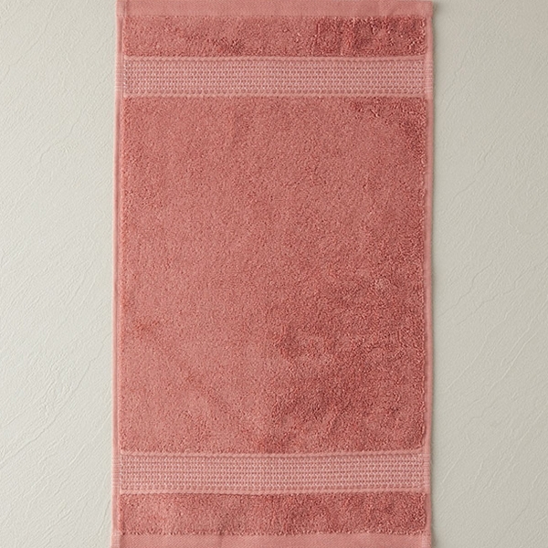 Deluxe Low Twist Hand Towel 30x50 cm Dusty Rose