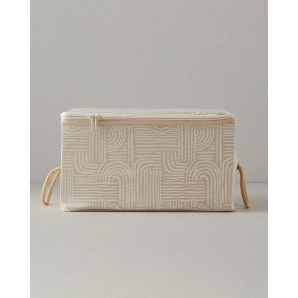 Wavy Storage Bag 30x22x18 cm Beige