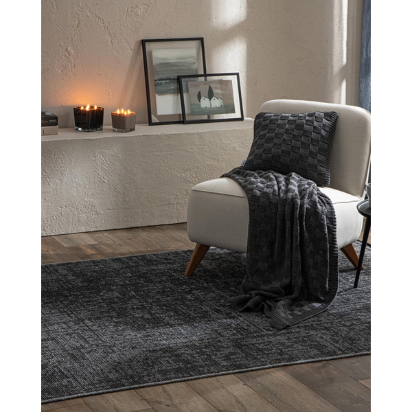 Absy Zen Woven Carpet 80x150 cm Gray