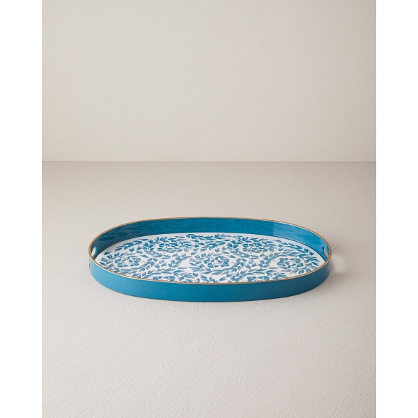 Carnival Floral Pp Tray Blue