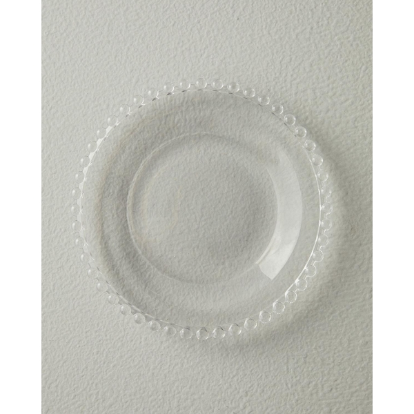 Miny Glass Cake Plate 20 cm Transparent