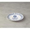 6 Pcs Set Of Carnival Tulip Bone Porcelain Cake Plate 20 Cm Navy Blue-White