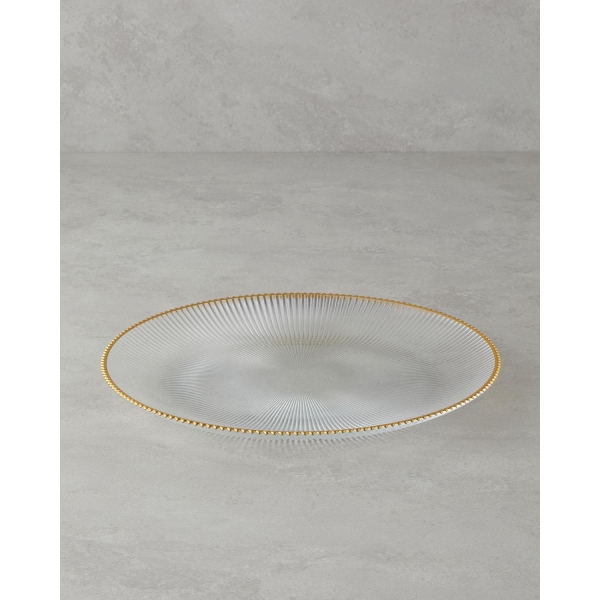 Graceful Shapes Serving Plate 32 cm Gold