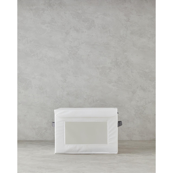 Tiara Polyester Storage Box White