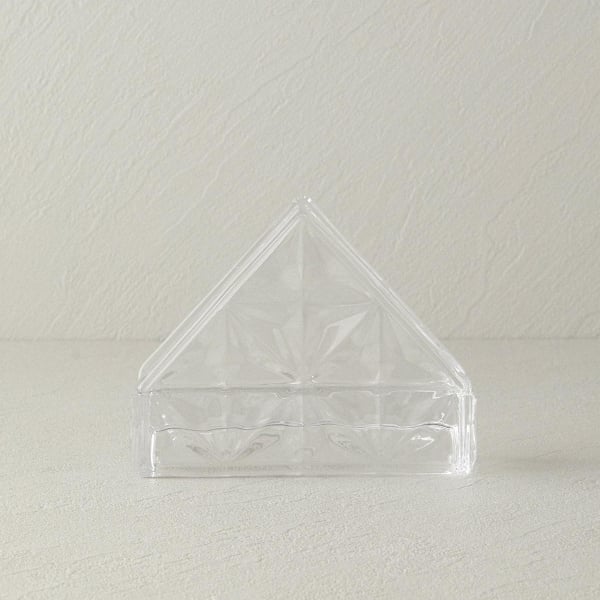 Senash Glass Napkin Holder Transparent