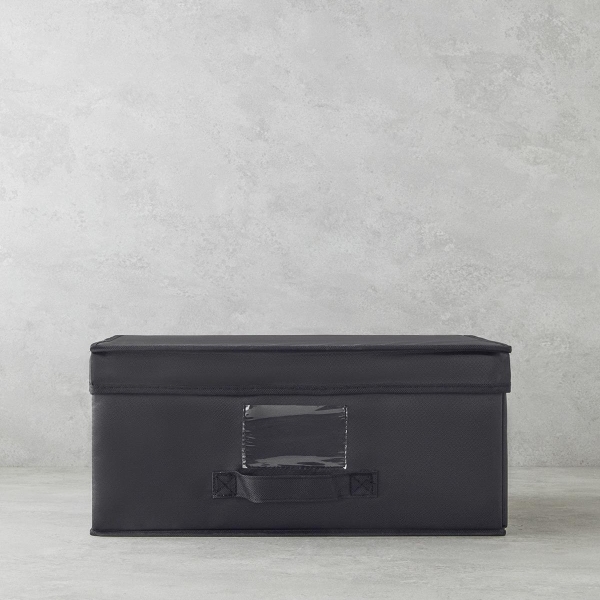 Sylvia Storage Box 40x33x18 cm Black