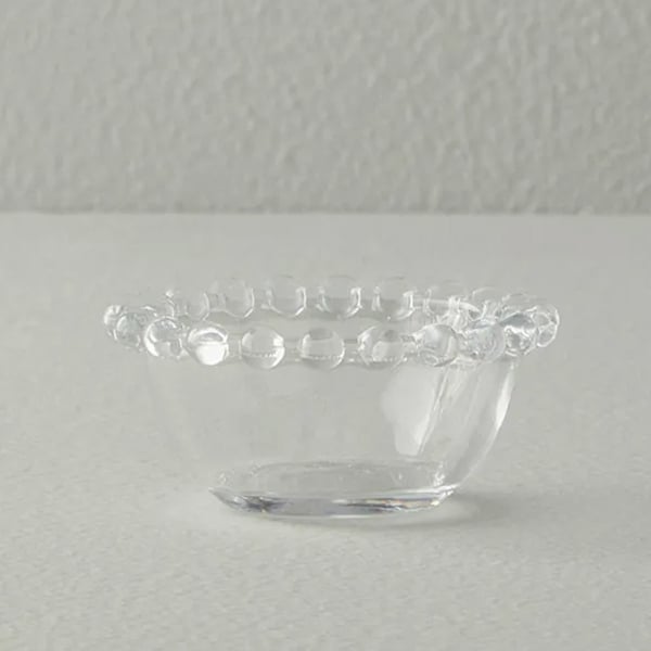 Miny Glass Snack Bowl 8.7 cm Transparent