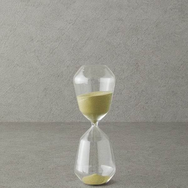 Bonita Hourglass 9x9x24,5 cm Beige