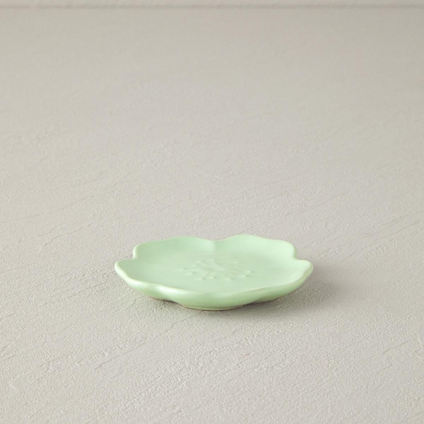 Bellflower Ceramic Snack Bowl 9 cm Light Green