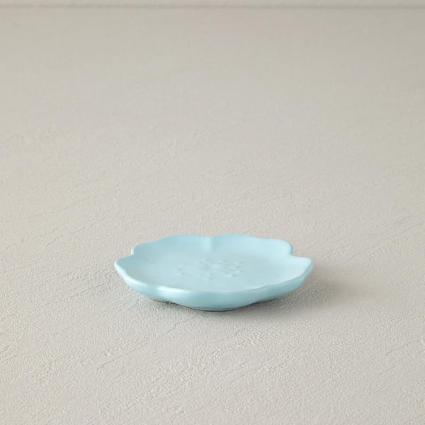 Bellflower Ceramic Snack Bowl 9 cm Light Blue