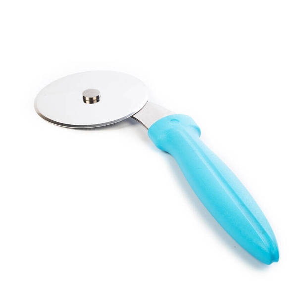 Stainless Steel Pizza Cutter 21 cm Blue