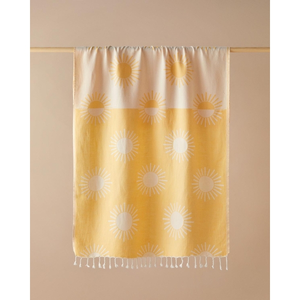 Vina Cotton Bath Wrap 90x150 cm Yellow