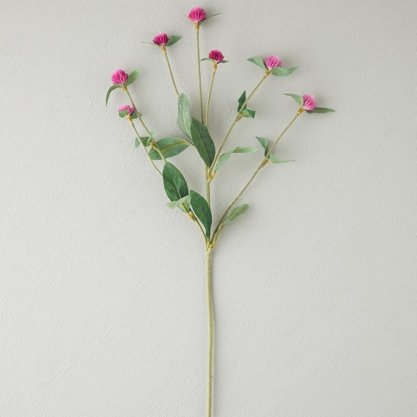 Single Branch Artificial Flower 74 cm Dark Pink