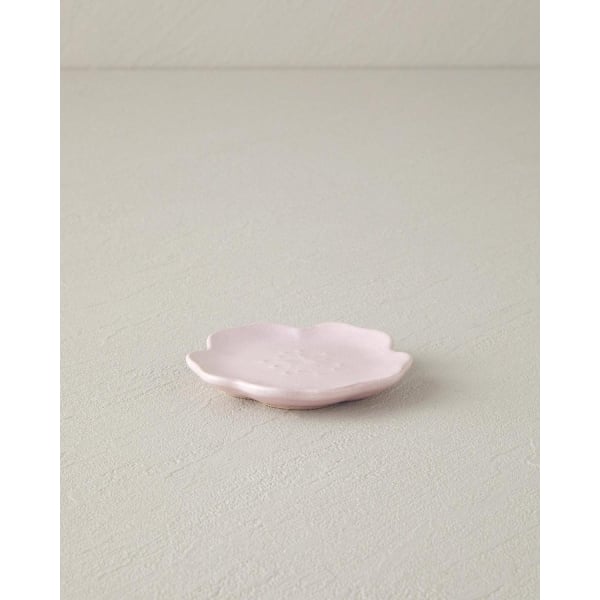 Bellflower Ceramic Snack Bowl 9 cm Light Pink