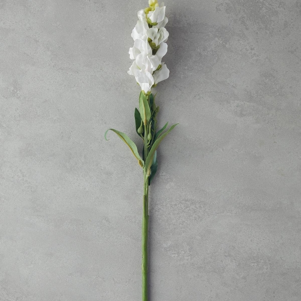 Single Branch Artificial Flower 52 cm White