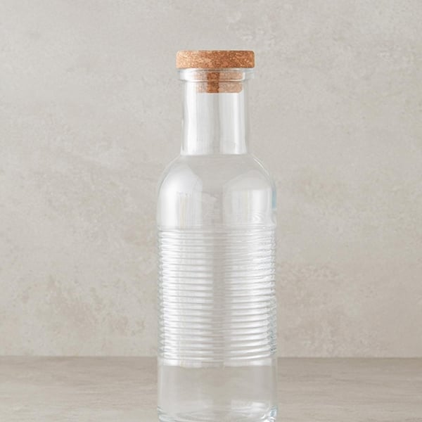 Petra Glass Bottle 1000 ml Transparent