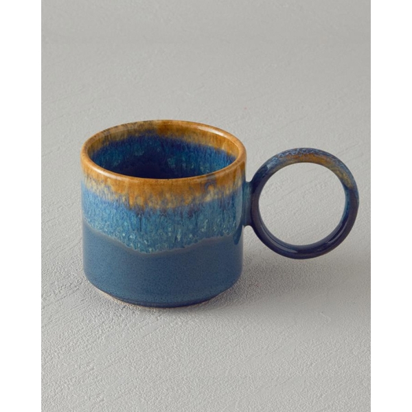 Alexa Ceramic Mug 184 Ml Blue