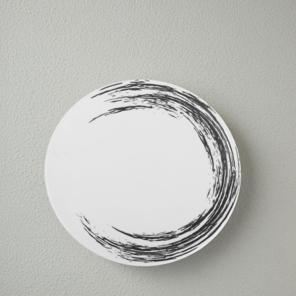 Cycle Porcelain Serving Plate 32 cm Black