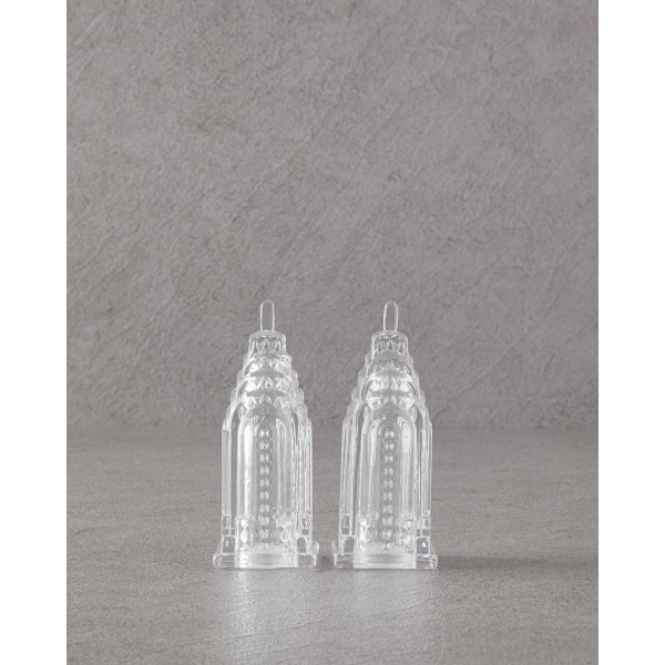 Kerry Glass Salt And Pepper Shaker 5.5x5.5x7 cm Transparent