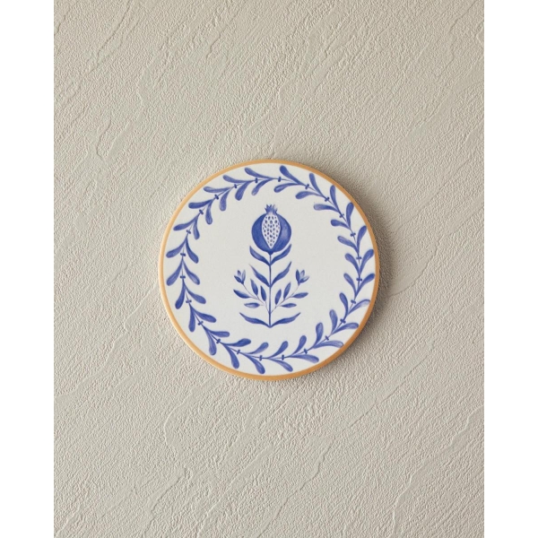 Ceramic Coaster 10,8 cm Blue