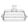 Lia Glass Butter Dish 17x10x10 cm Transparent