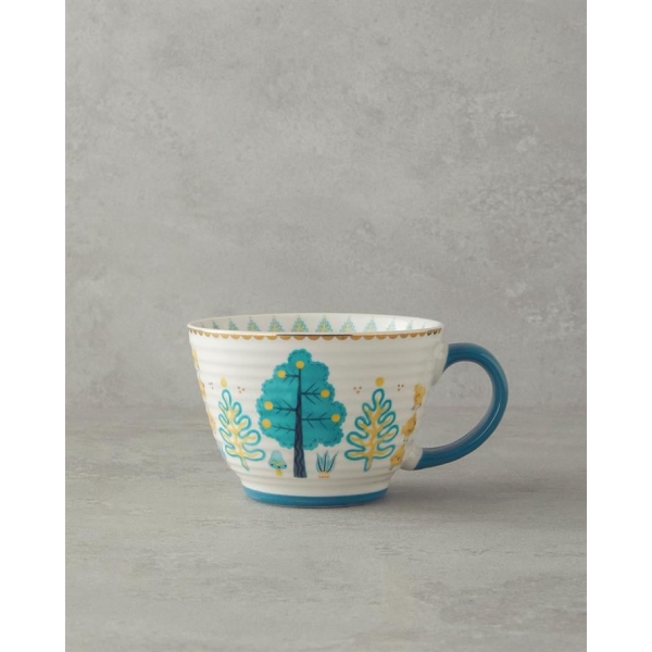 Love Jungle New Bone China Cup 460 ml Green