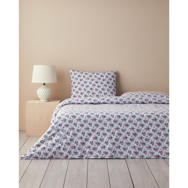 Rose Harmony Double Duvet Cover Set 200x220 cm Blue