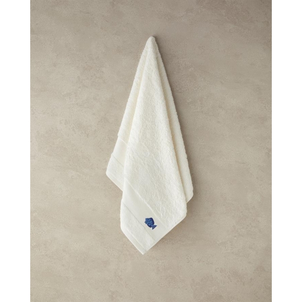 Nemo Cotton Embroidered Face Towel 50x80 Cm Ecru