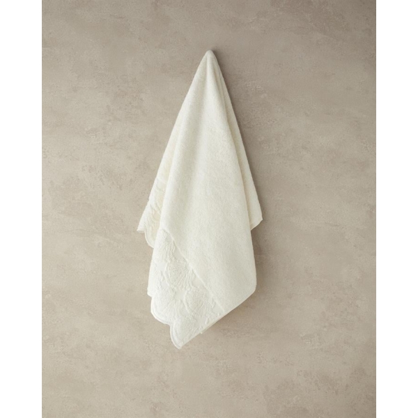 Oyster Cotton Face Towel 50x80 Cm Ecru