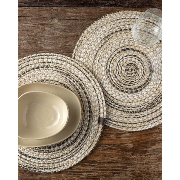 Dorothy Jute 2-Piece Placemat Beige